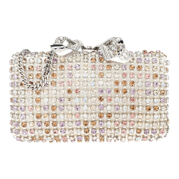 Club21 - Self-Portrait - Multi Crystal Clutch Bag - CLUTCH BAGS - Multi