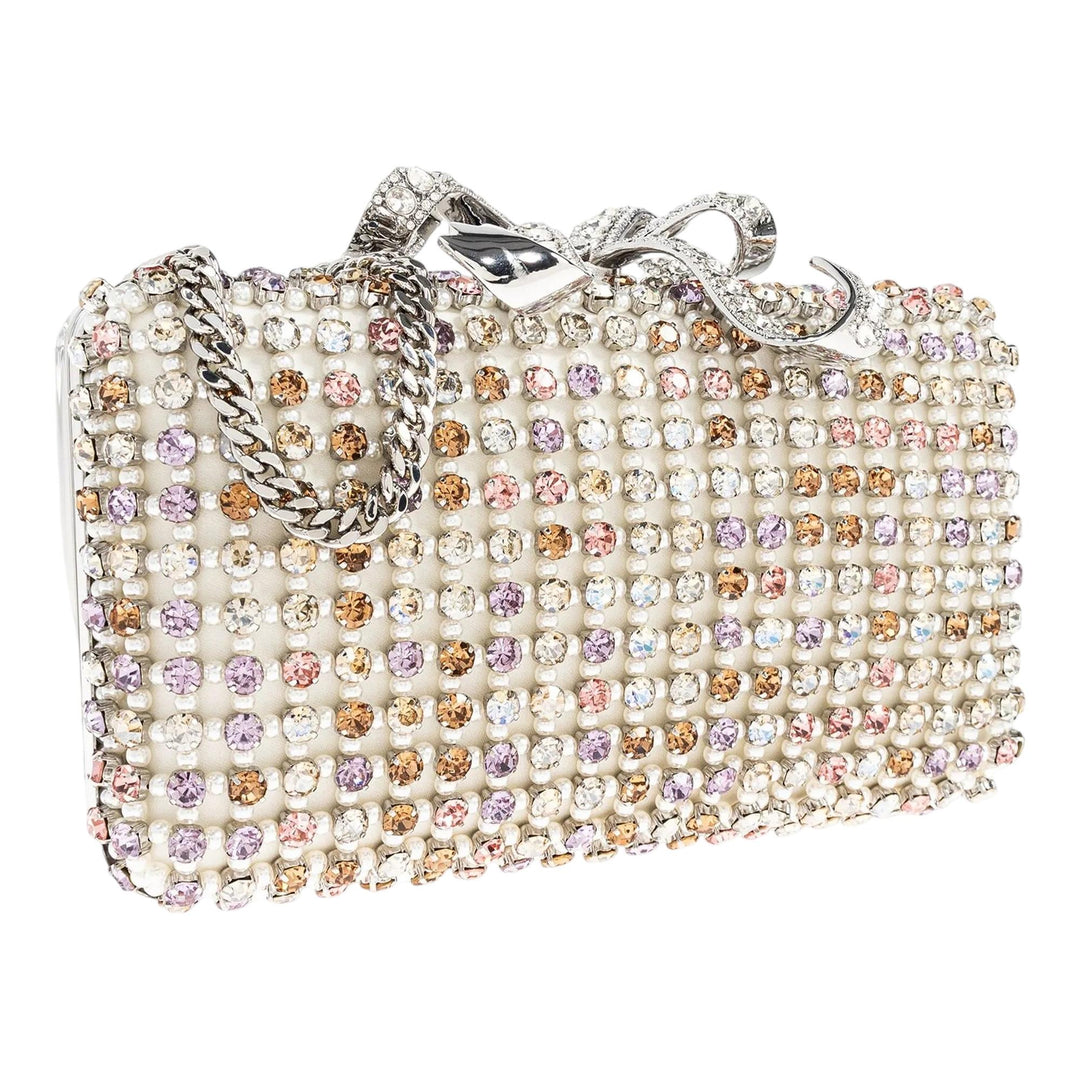 Club21 - Self-Portrait - Multi Crystal Clutch Bag - CLUTCH BAGS - Multi