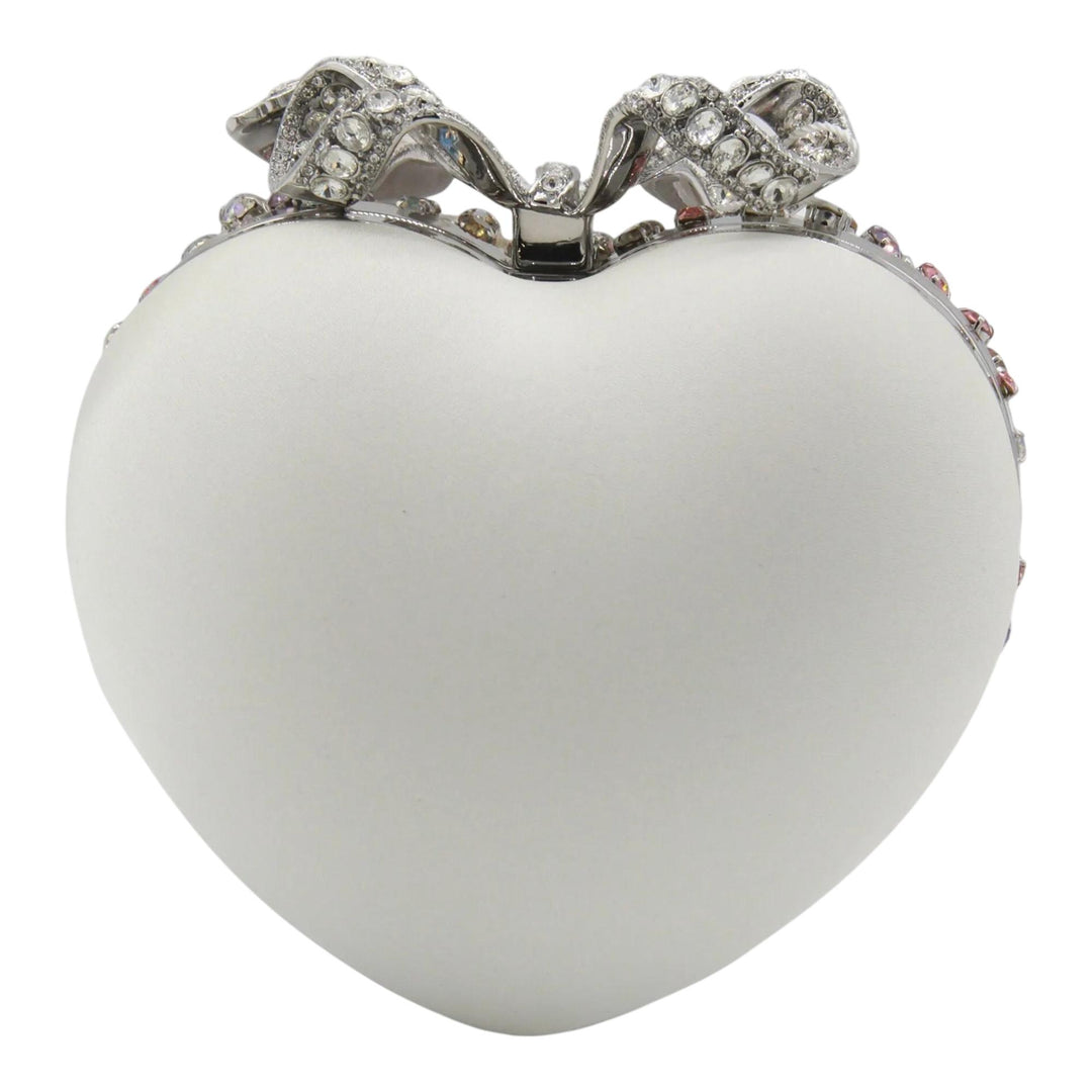 Club21 - Self-Portrait - Multi Crystal Heart Clutch Bag - CLUTCH BAGS - Multi