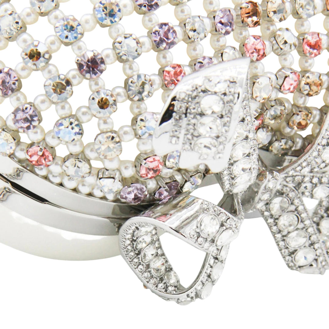 Club21 - Self-Portrait - Multi Crystal Heart Clutch Bag - CLUTCH BAGS - Multi