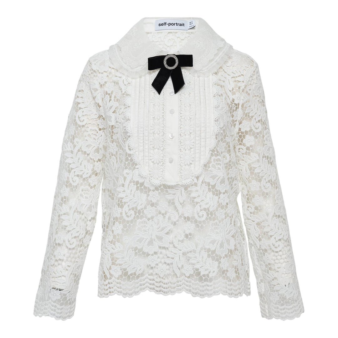 White Lace Blouse –