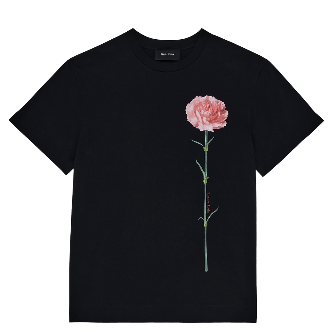 Carnation Print Short Sleeve Tee