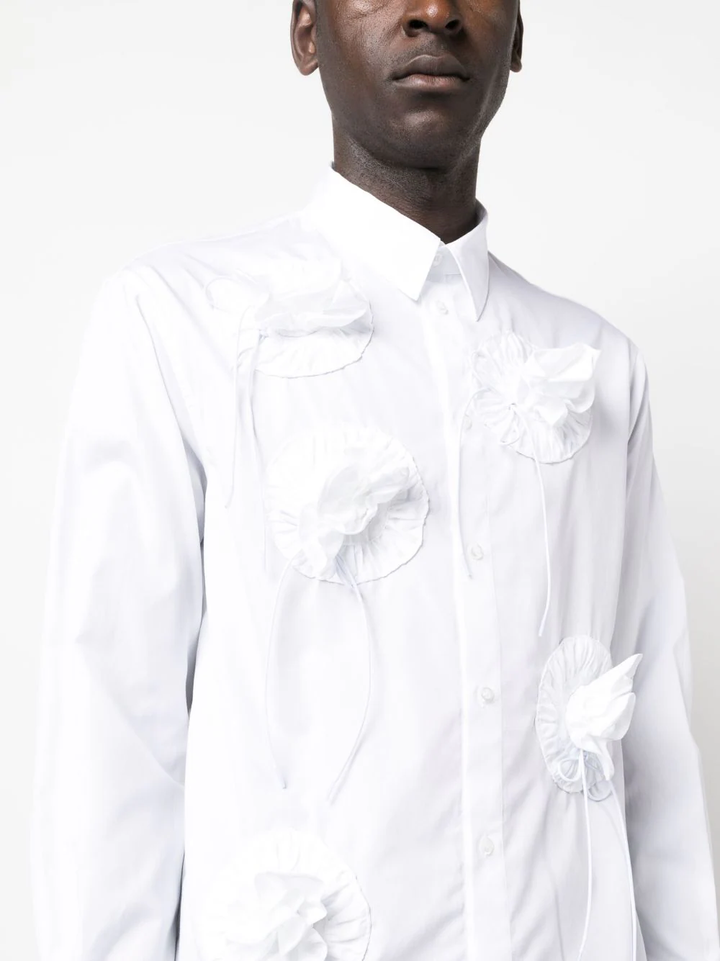 Simone-Rocha-Classic-Fit-Shirt-With-Turbo-Ros-White-5