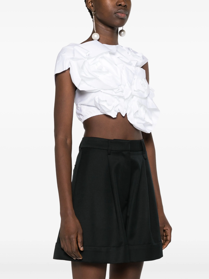 Simone-Rocha-Clustered-Rose-Top-In-Cotton-White-3