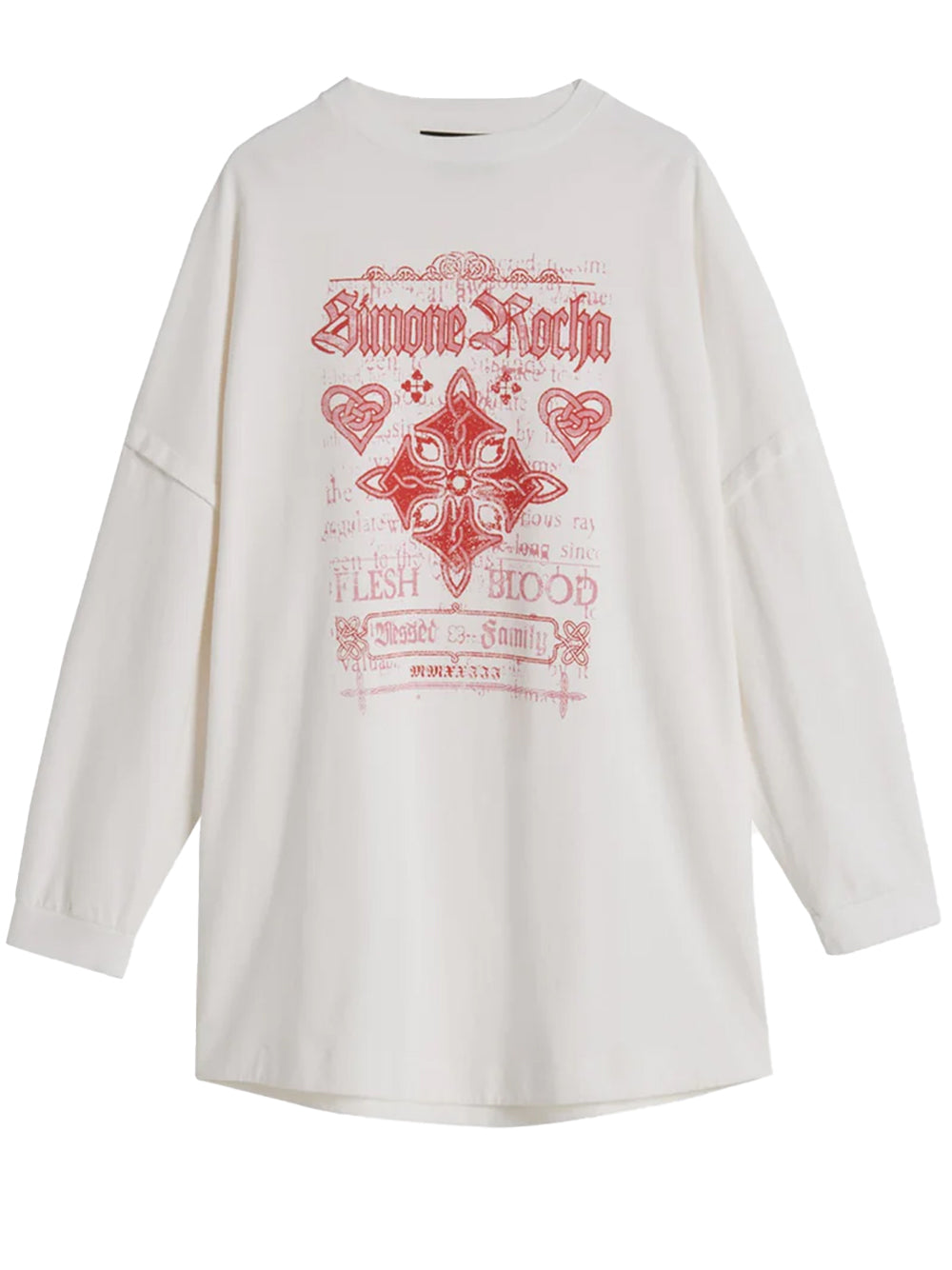 Simone-Rocha-Oversized-Long-Sleeve-T-Shirt-White-1