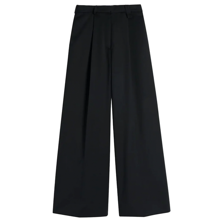 Pleated Wide Leg Trousers