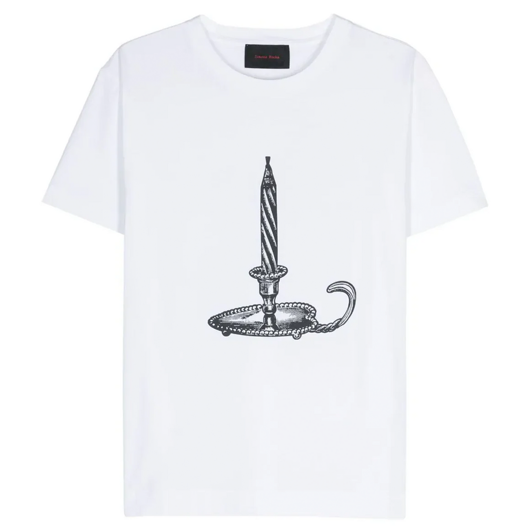 Short Sleeve T-Shirt With Candle