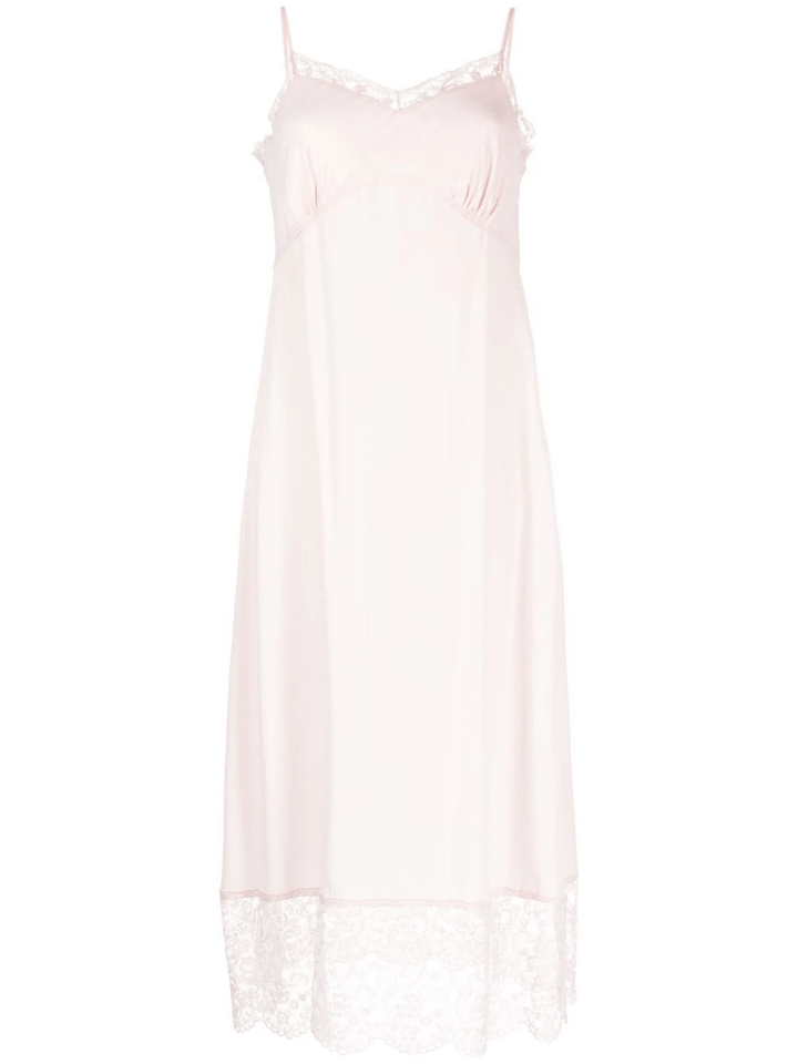 Simone-Rocha-Slip-Dress-With-Deep-Lace-Trim-Pink-1