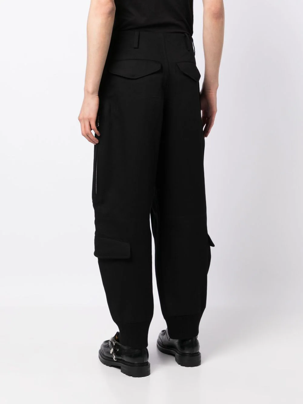 Simone-Rocha-Trousers-Adjustable-Sliders-Black-2