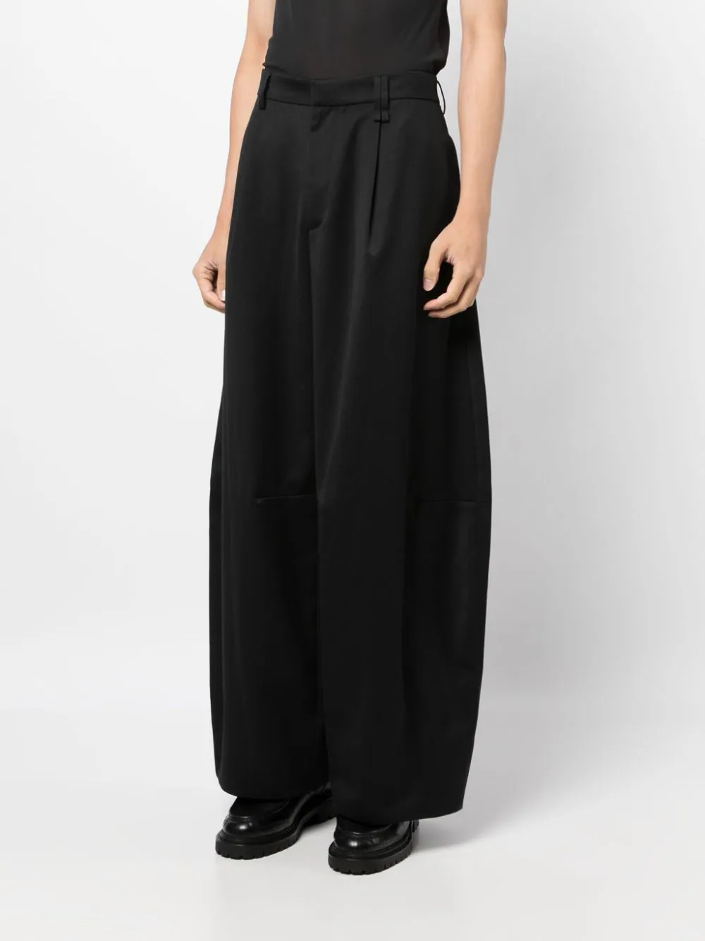 Simone-Rocha-Wide-Leg-Trouser-Venetian-Wool-Navy-3