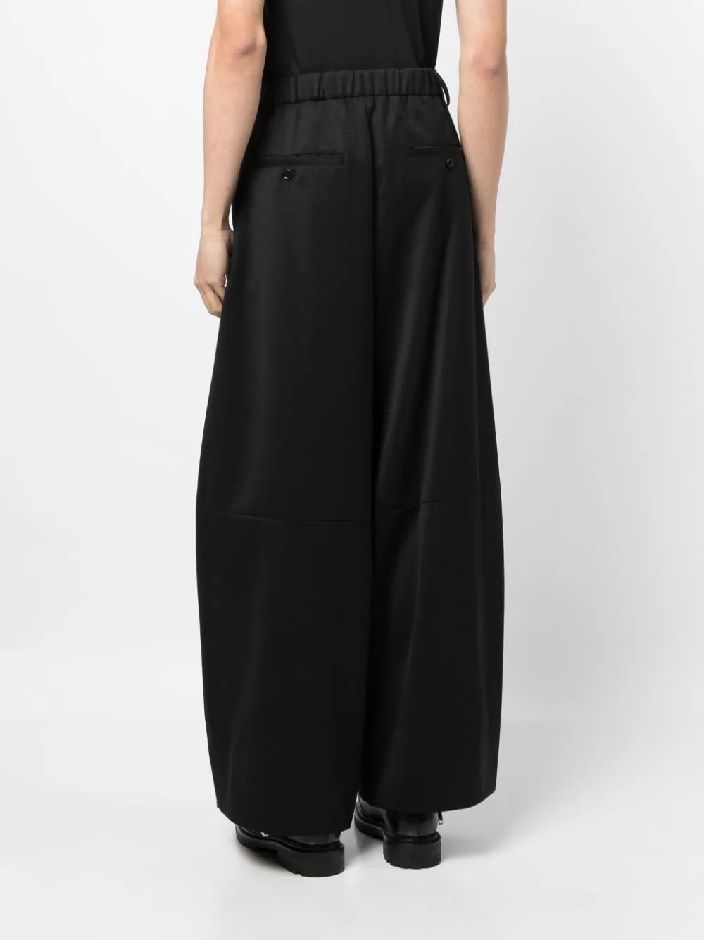 Simone-Rocha-Wide-Leg-Trouser-Venetian-Wool-Navy-4