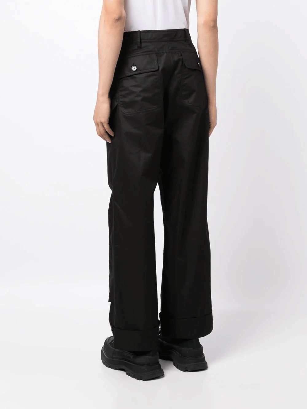 Simone Rocha Workwear Trouser Paper Cotton Black 4