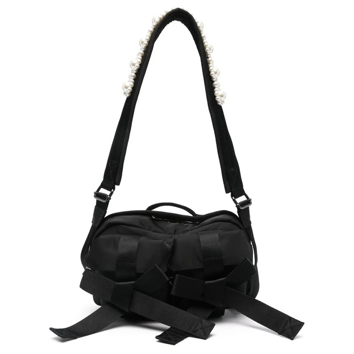 Beaded Classic Bow Crossbody Bag