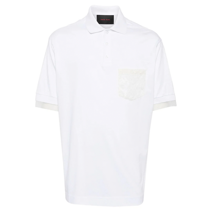 Lace Pocket Polo Shirt