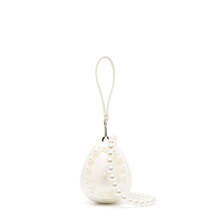 Micro Egg Bag With Pearl