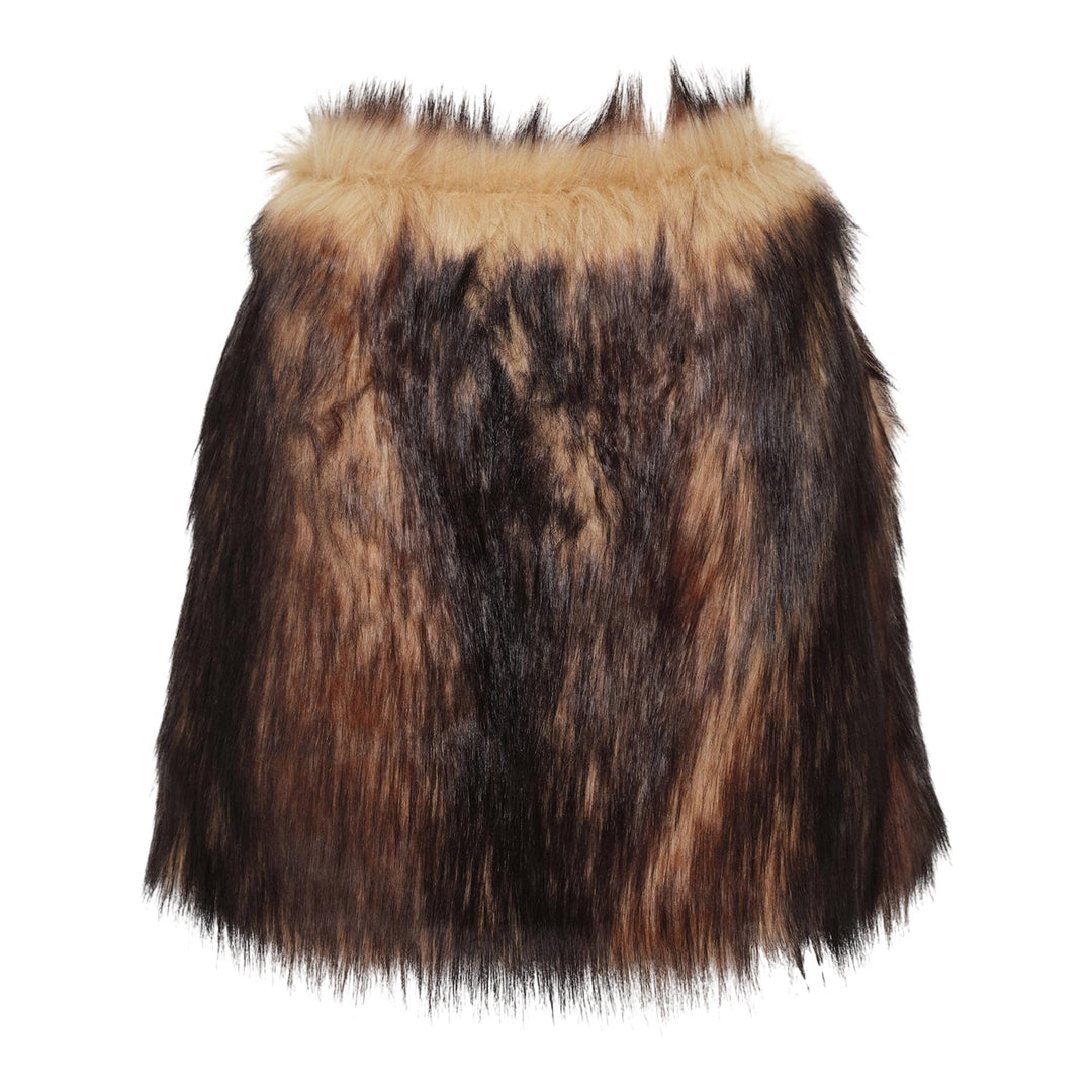 Club21 - Simone Rocha - Faux Fur Mini Skirt - SKIRTS - Natural