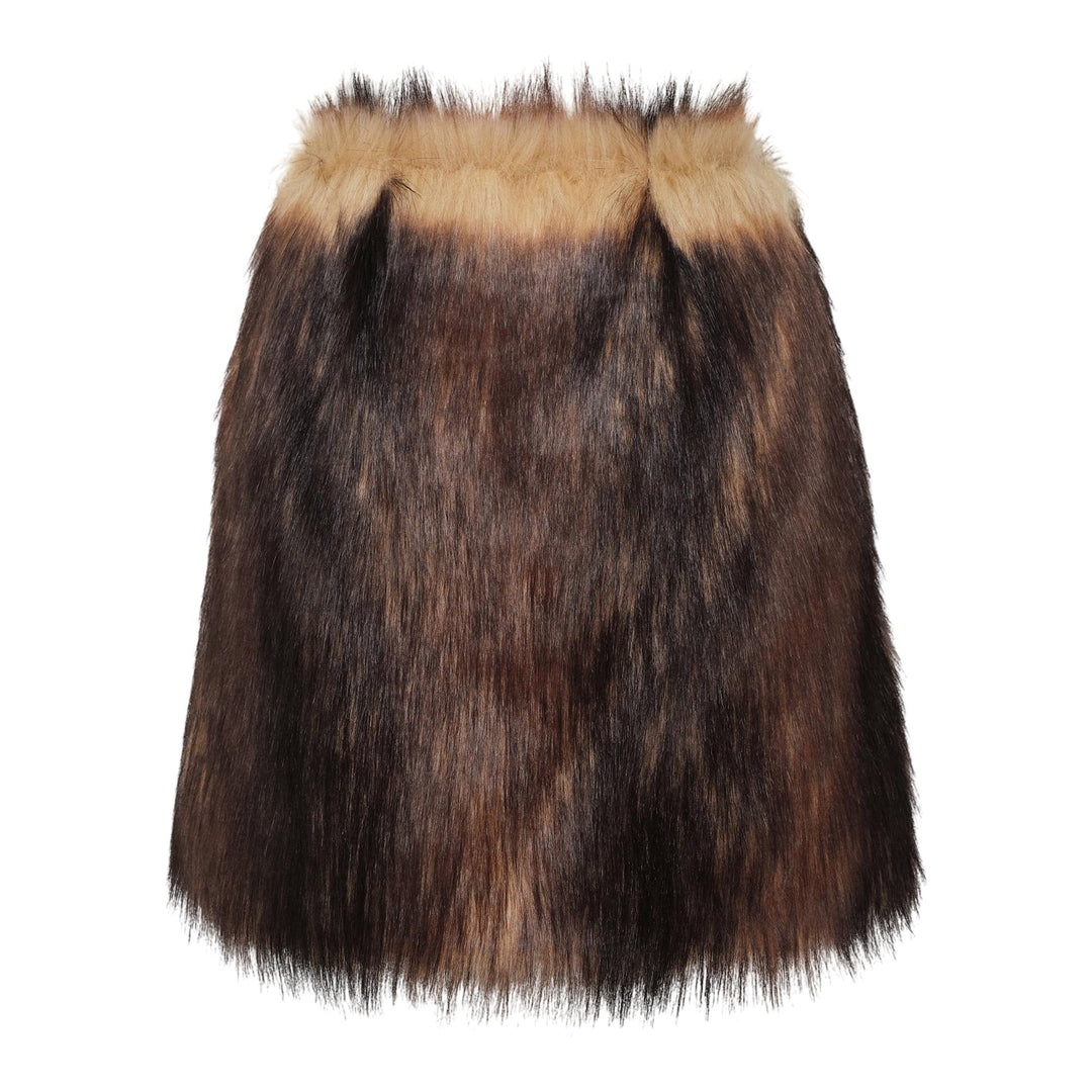 Club21 - Simone Rocha - Faux Fur Mini Skirt - SKIRTS - Natural