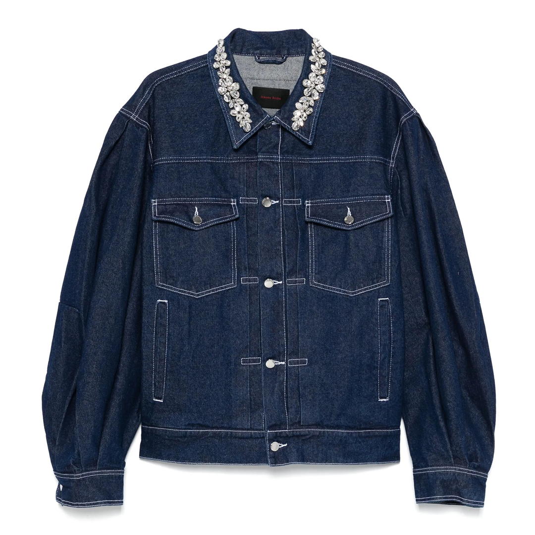 Puff Sleeve Denim Jacket