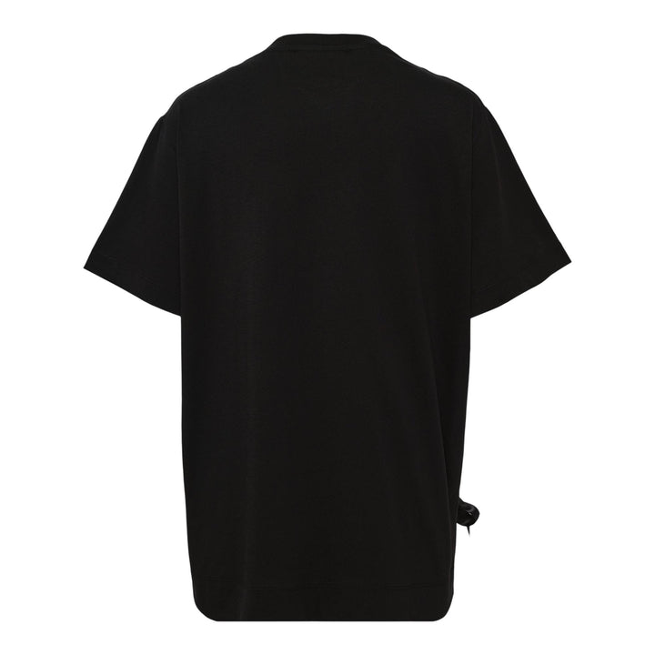Club21 - Simone Rocha - Unraveling Ribbon T-Shirt - TEES - Black