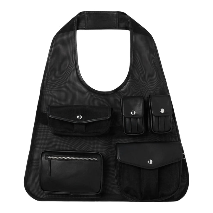 Club21 - Simone Rocha - Utility Multi Pocket Vest Bag - GILETS - Black