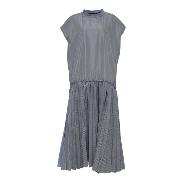 Club21 - Sofie D'Hoore - Cap Sleeve Drop Waist Fun Mix Dress - WOVEN DRESSES - Grey