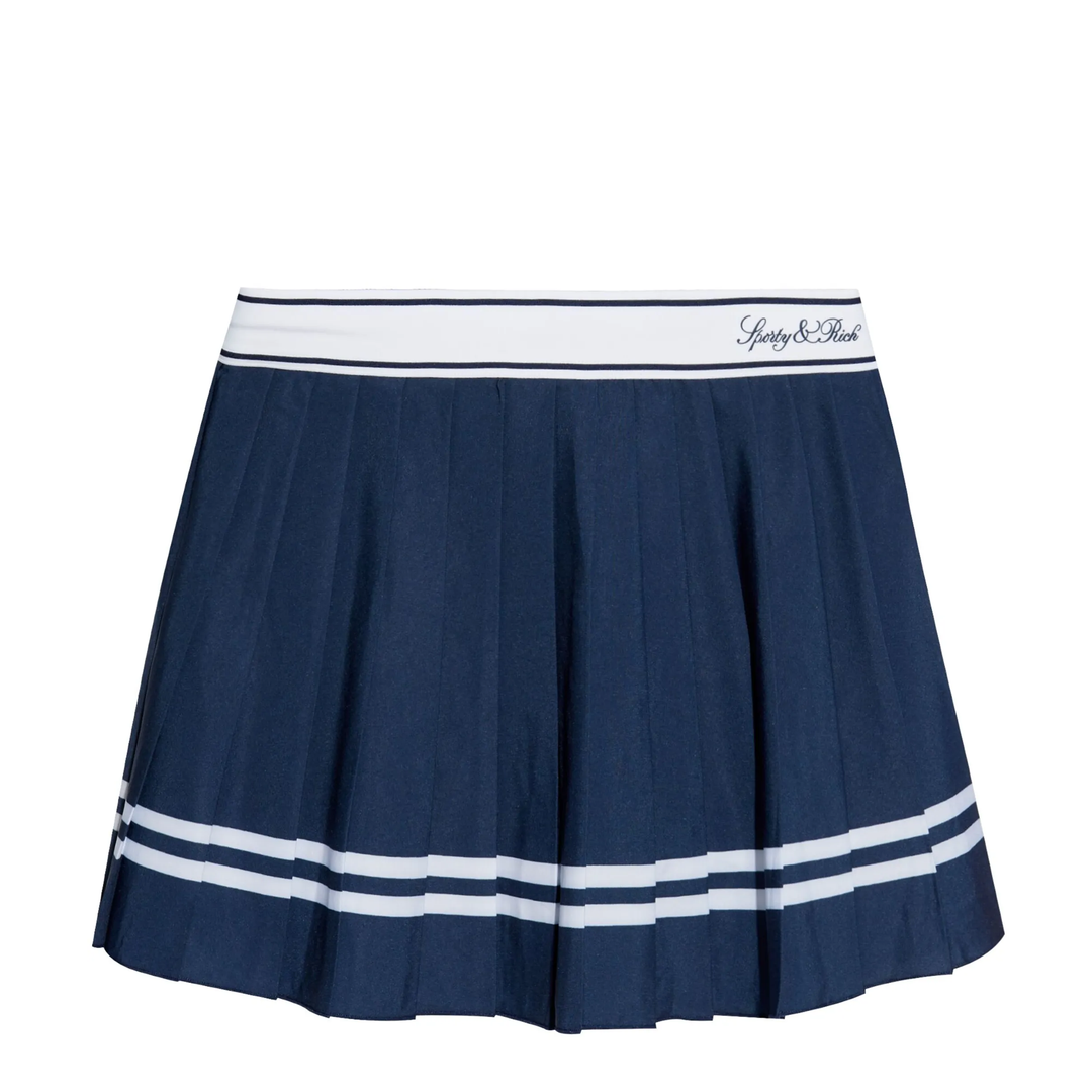 Vendome Script Pleated Skirt