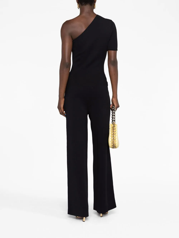 Stella McCartney Compact Knit All In One Jumpsuit Black 4