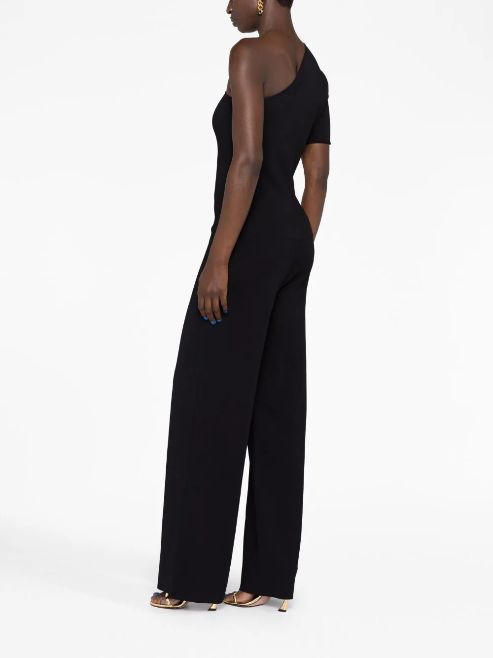 Stella McCartney Compact Knit All In One Jumpsuit Black 6