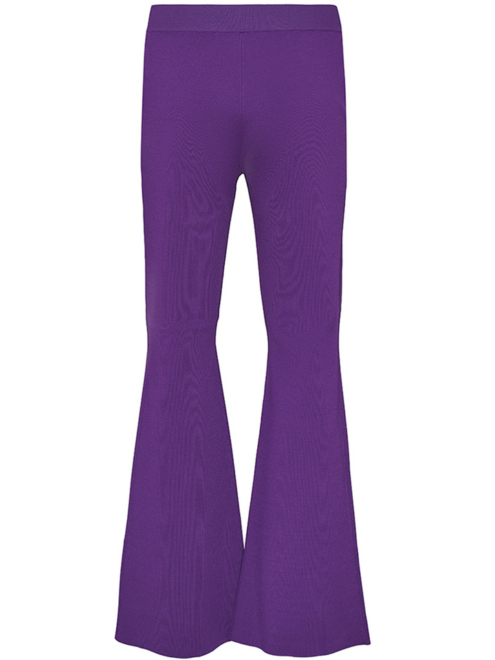 Stella McCartney Compact Knit Trousers Purple 2