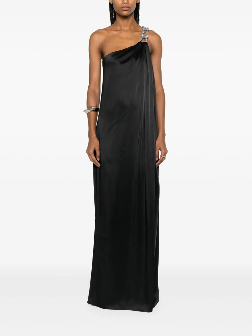 Stella-McCartney-Falabella-Crystal-Satin-Gown-Black-2