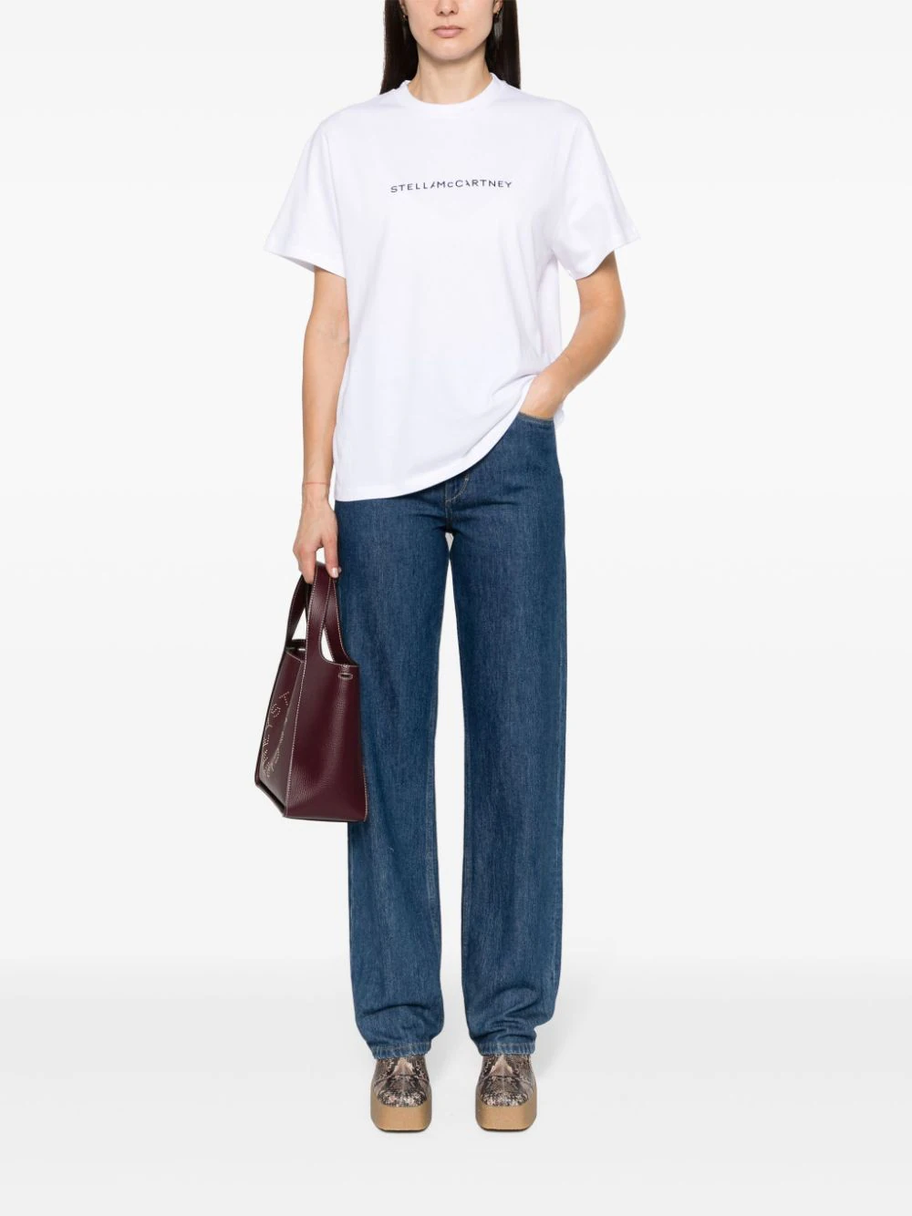 Stella-McCartney-Iconic-Embroidery-T-Shirt-White-2