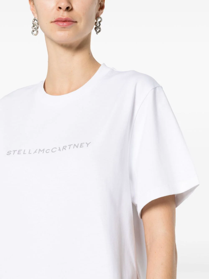 Stella-McCartney-Iconic-Glitter-Logo-Tee-White-5