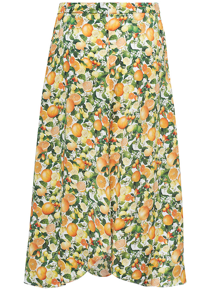 Stella McCartney Lemon Print Skirt Multi 2