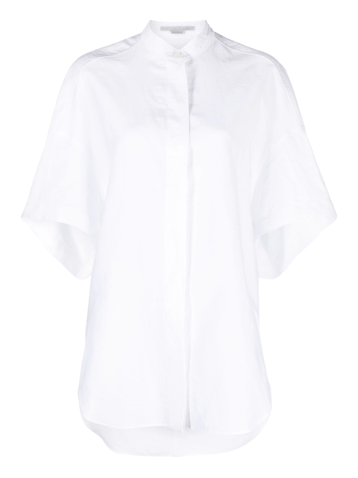 Stella-McCartney-Mandarin-Collar-Tunic-Shirt-White-1