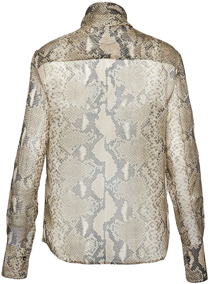 Stella McCartney Python Print Shirt Brown 2