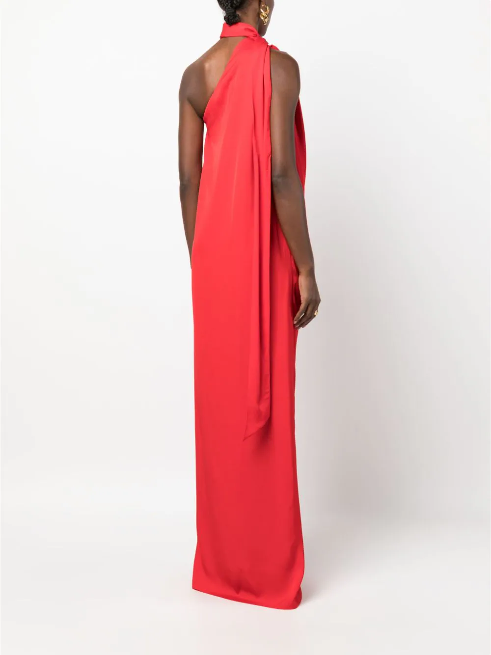 Stella-McCartney-Scarf-Long-Dress-Red-4