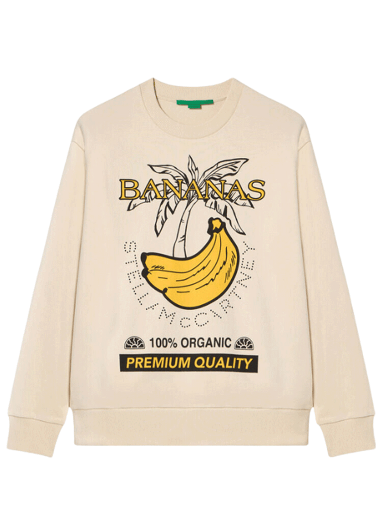 Banana Print Sweatshirt Club21