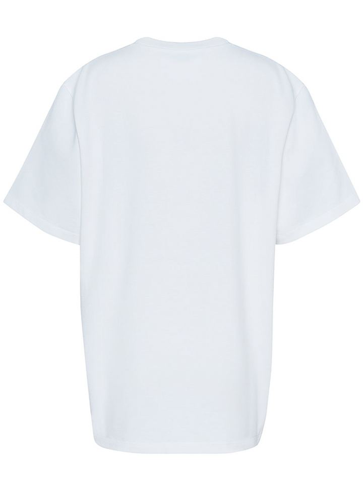 Stella McCartney Towelling Patch Jersey T Shirt White 2