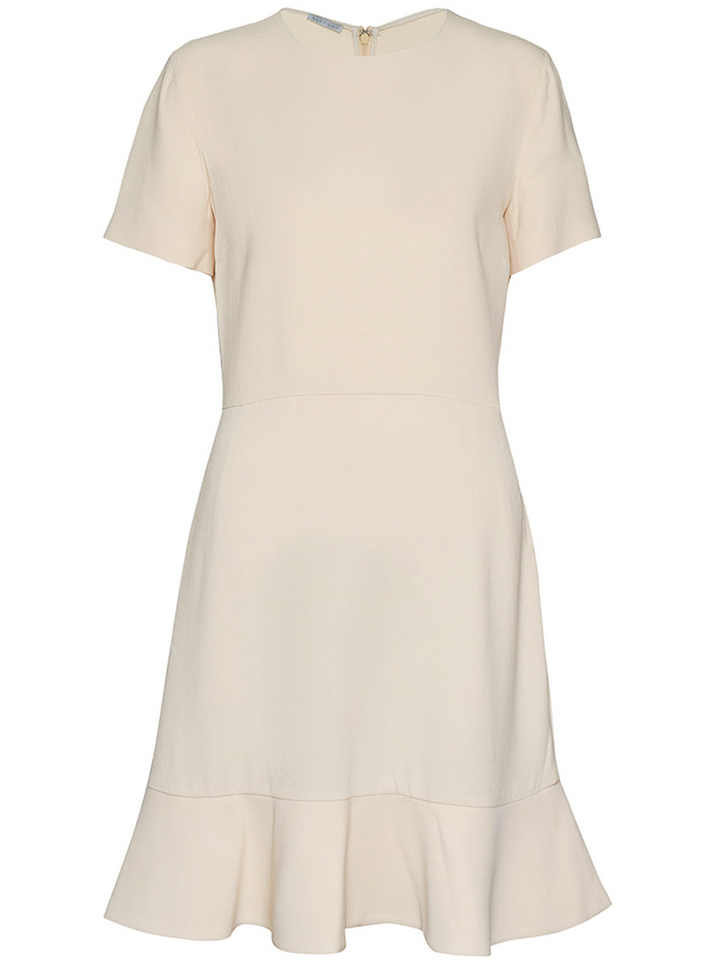 Stella McCartney Trumpet Dress With Ruffle Hem Yellow 1