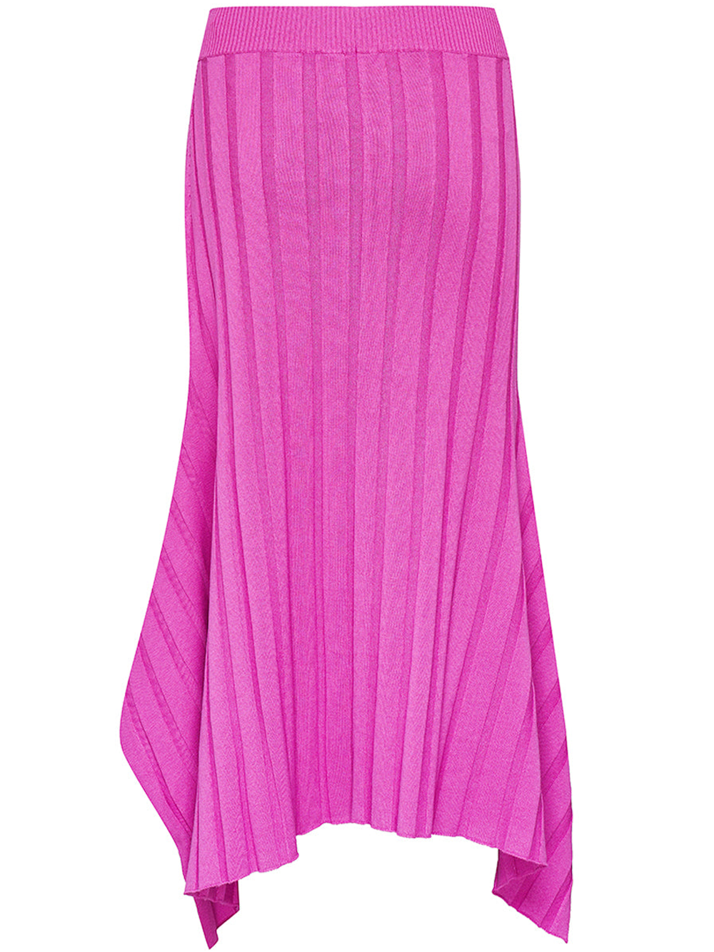 Stella McCartney Wide Rib Knit Skirt Pink 2