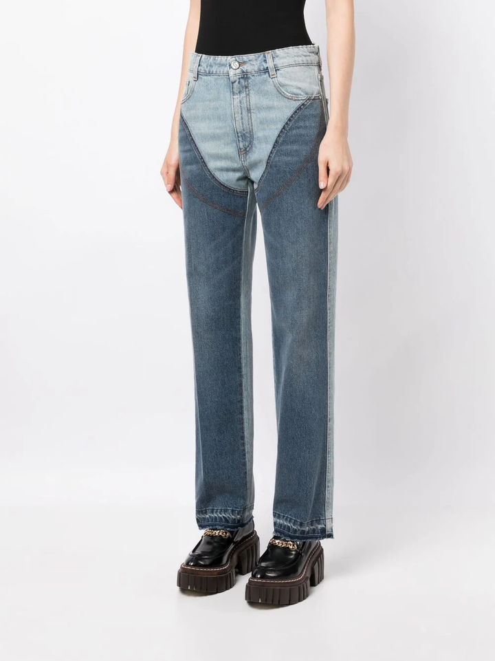 Stella Mccartney Double Vintage Blue Tones Jeans Denim 3