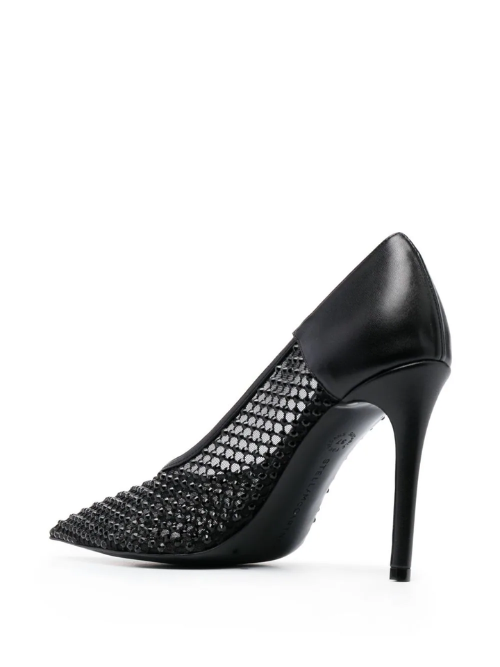 Stella Mccartney Iconic Mesh Heels Black 3