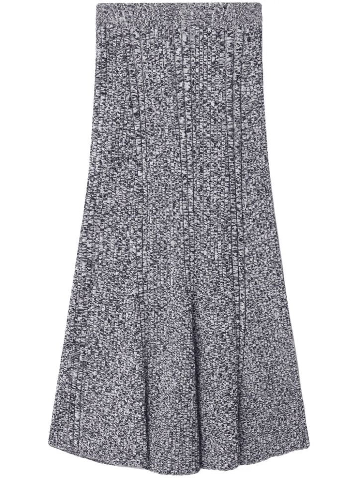 Stella-Mccartney-Mouline-Rib-Knit-Skirt-Grey-1