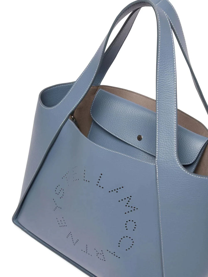 StellaMcCartney-Logo-Tote-Embossed-Grainy-Mat-Blue-4