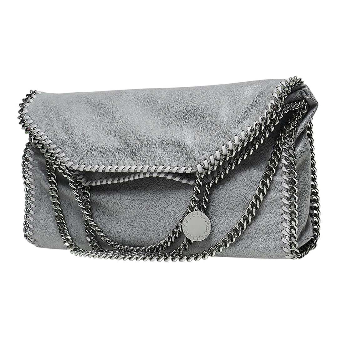 Stella McCartney 3 Chain Eco Shaggy Deer Tote Light Grey 3