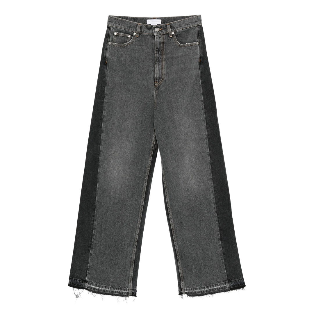 Double Black Denim Jeans