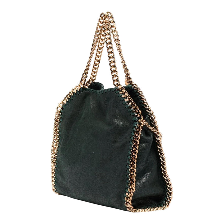 Stella McCartney Falabella Mini Tote Gold Chain Black 3