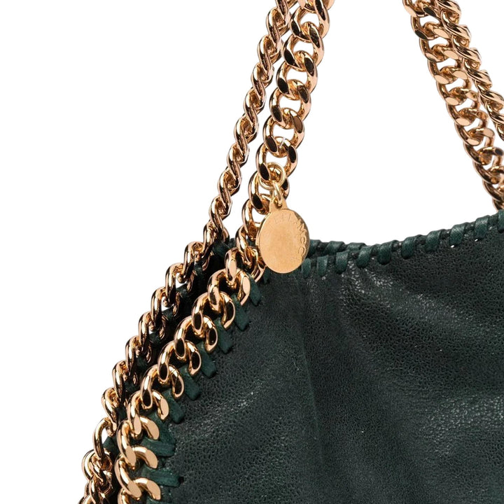 Stella McCartney Falabella Mini Tote Gold Chain Black 4