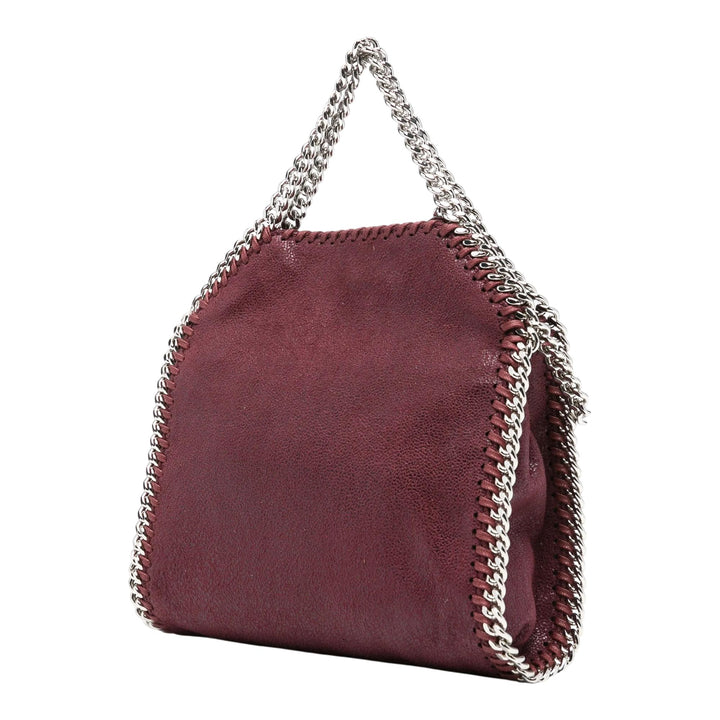 Club21 - Stella McCartney - Falabellla Tiny Bag Eco Shaggy - CROSS BODY - Burgundy