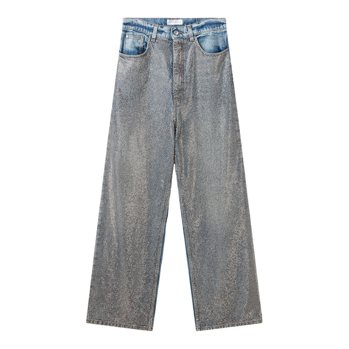 Club21 - Stella McCartney - Hotfix Wide Leg Jeans - JEANS - Denim